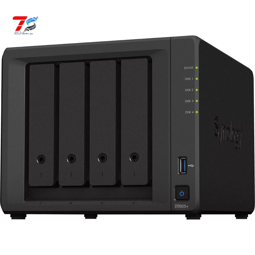 Thiết bị lưu trữ mạng NAS Synology DiskStation DS925+ 4-bay